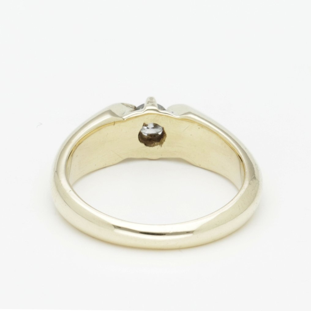 戒指 - 14 克拉 黃金 鉆石 (天然) #3.2