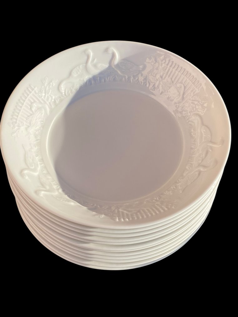 Porcelaine de Sologne Limoges - Service de table (12) - Porcelaine - Limoges - sans réserve #2.1