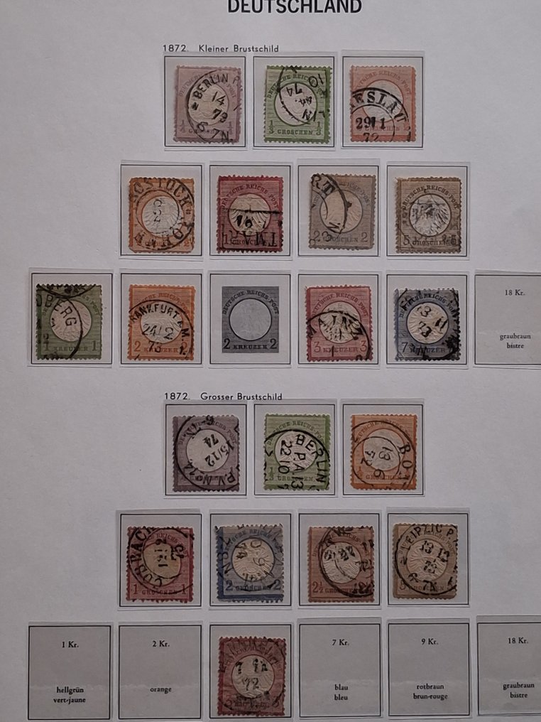 Γερμανική Αυτοκρατορία  - 1872-1945 στο DAVO voordrukalbum. #1.0