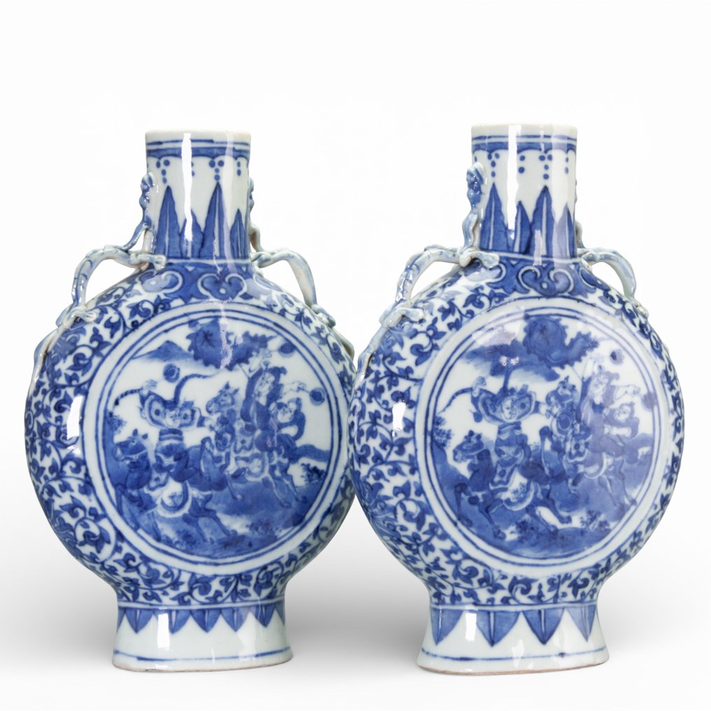 Βάζο - Πορσελάνη - Κίνα - Qing Dynasty (1644-1911) - Λίγες φιάλες φεγγαριού. #1.0