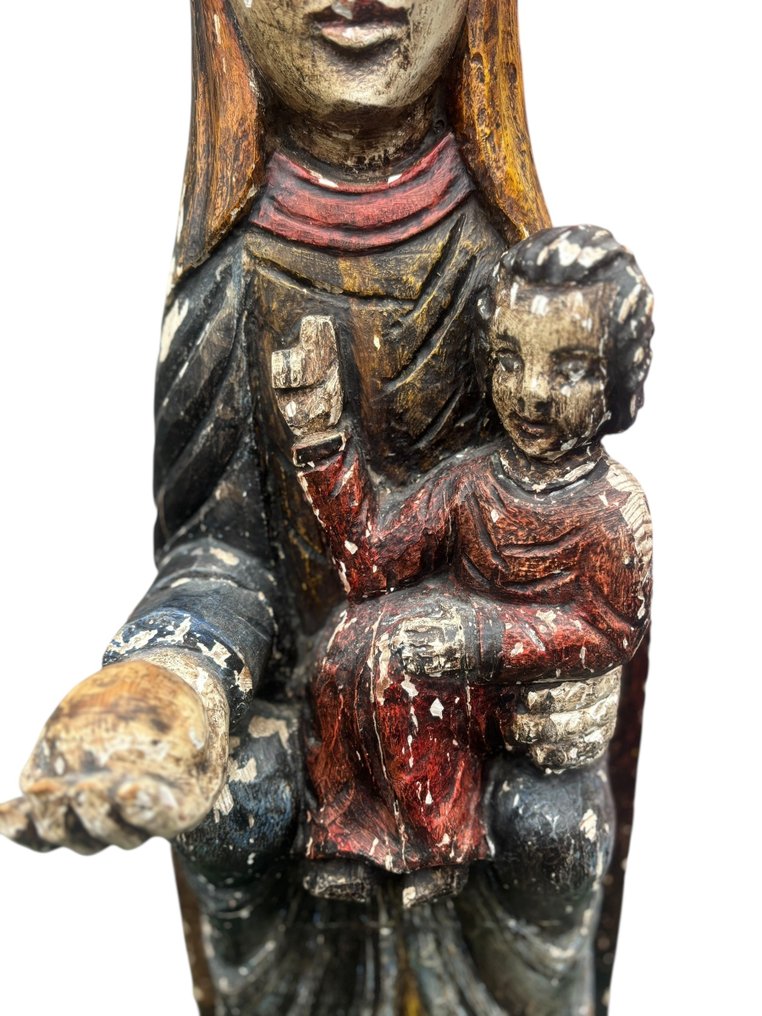 Figurine - Maria met kindje Jezus - 72 cm - Eiche #3.2