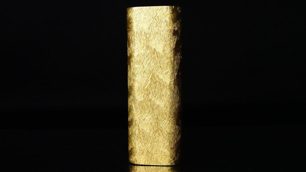 Cartier - Brut Pattern Vintage Gas Lighter - 没有保留价 - 打火机 - 镀金 #4.3
