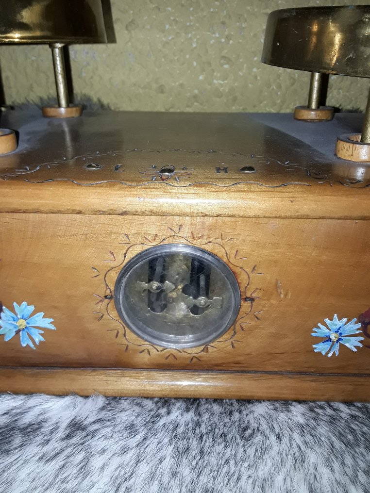 Balanza o báscula - Madera y cobre #4.3