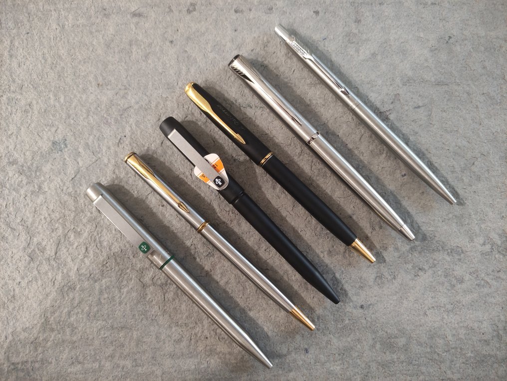 派克 - 6 Bolígrafos Parker modelos variados - 沒有保留價 - 圓珠筆 #1.0