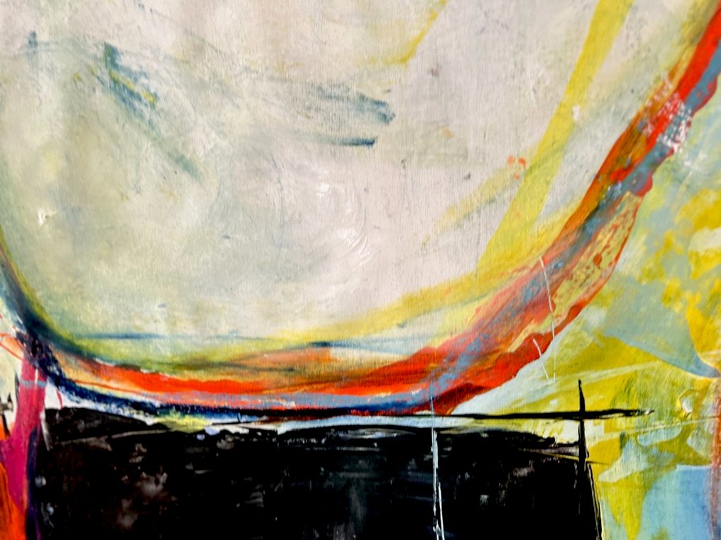 Jane Grieco - Jazz Chromatique-  Tableau, unique, format XXL. #3.2