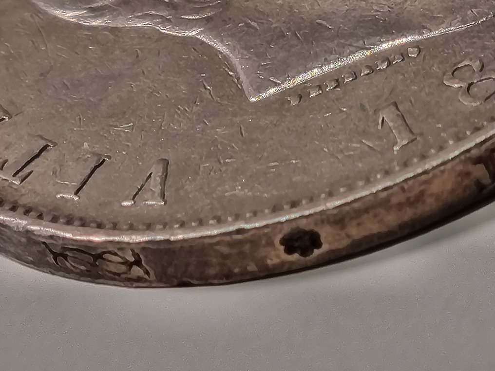 Ιταλία, Βασίλειο Vittorio Emanuele II. 5 Lire 1872 / 1873 (2 monedas)  (χωρίς τιμή ασφαλείας) #2.1