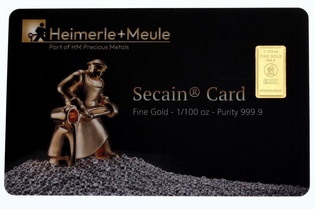 1/100 Ounce - Χρυσός .999 - Heimerle + Meule, Germany - With certificate (χωρίς τιμή ασφαλείας) #2.1