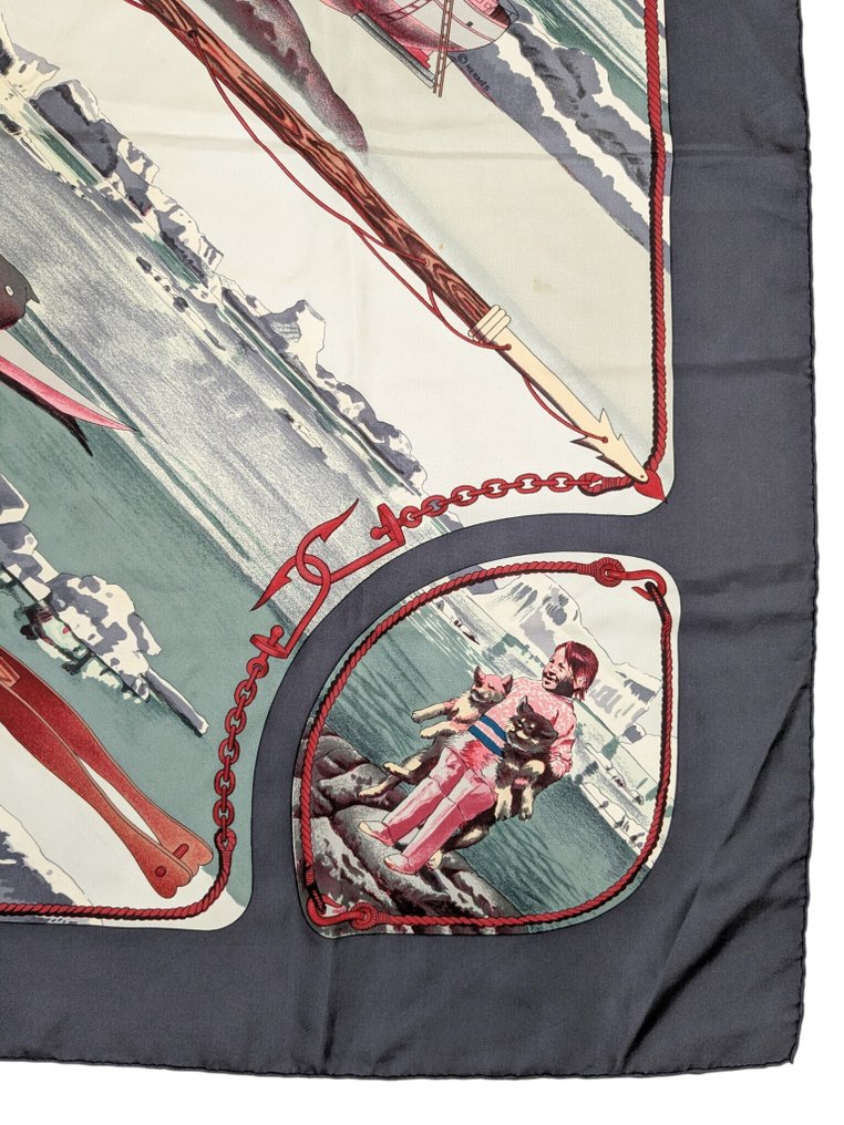 Hermès - "Grønland / Groenland” SCARF 90 CM SILK - Κασκόλ #4.3