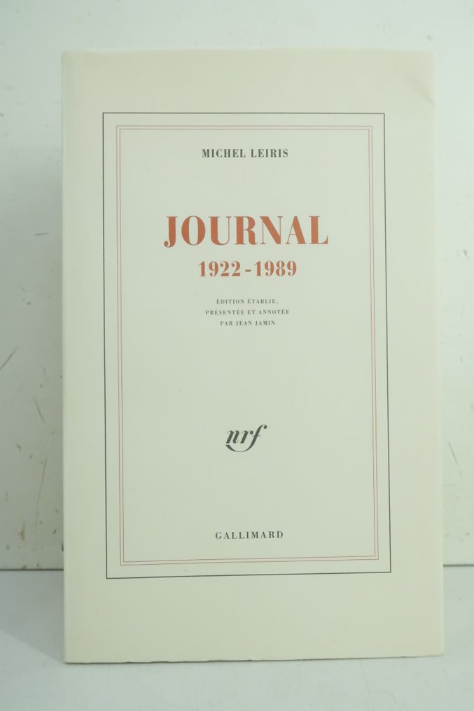 Michel Leiris - ‎Journal 1922-1989 [ex. de tête, 1/90 num. sur vélin pur chiffon] - 1992 #1.0