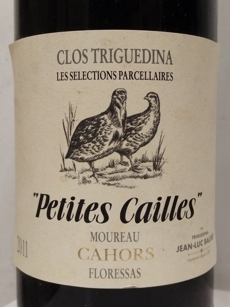 2011 Clos Triguedina "Petites Cailles" - Καόρ - 4 Bottles (0.75L) #1.0