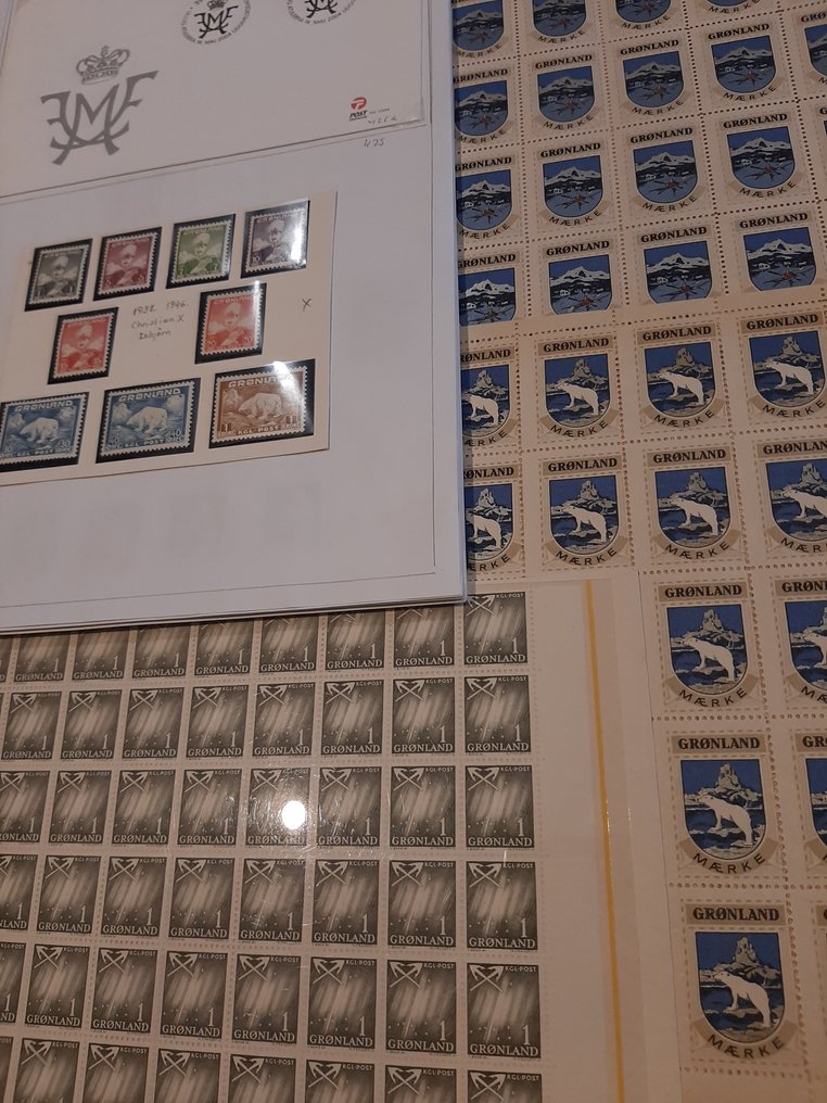 Groenland 1938/2004 - Verzameling op vellen #1.0