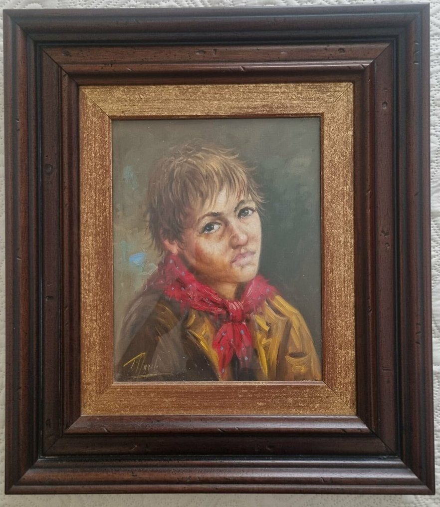 Tristano Marchi (1936) - Ritratto bambino - NO RESERVE #1.0