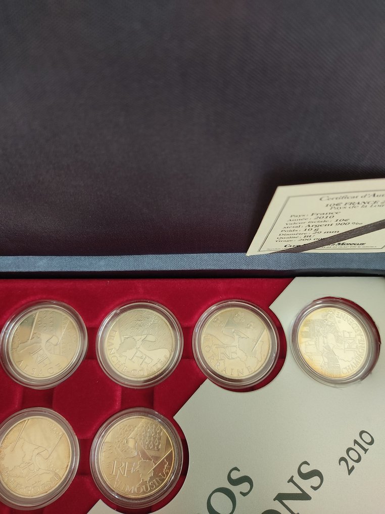 Franța. 10 Euro 2010 "Régions" (27 monnaies) #3.2