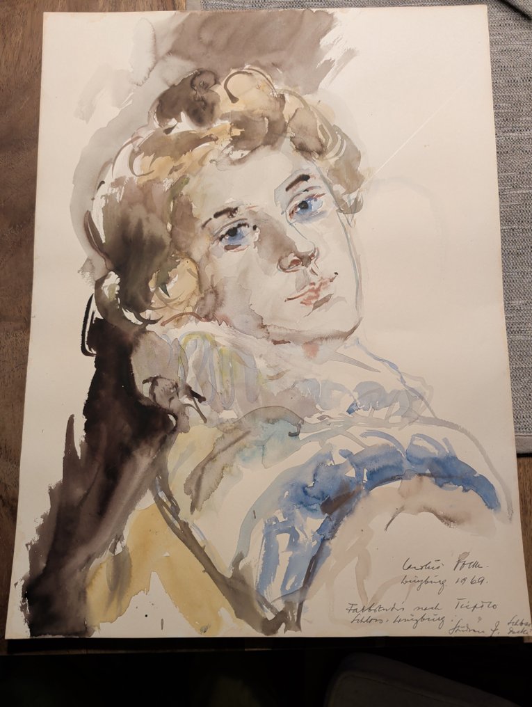 Carolus Vocke (1899-1979) - Farbstudie nach Tiepolo #1.0