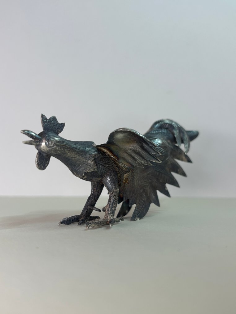 雕塑, Galletto - 4 cm - .925 银 #2.1