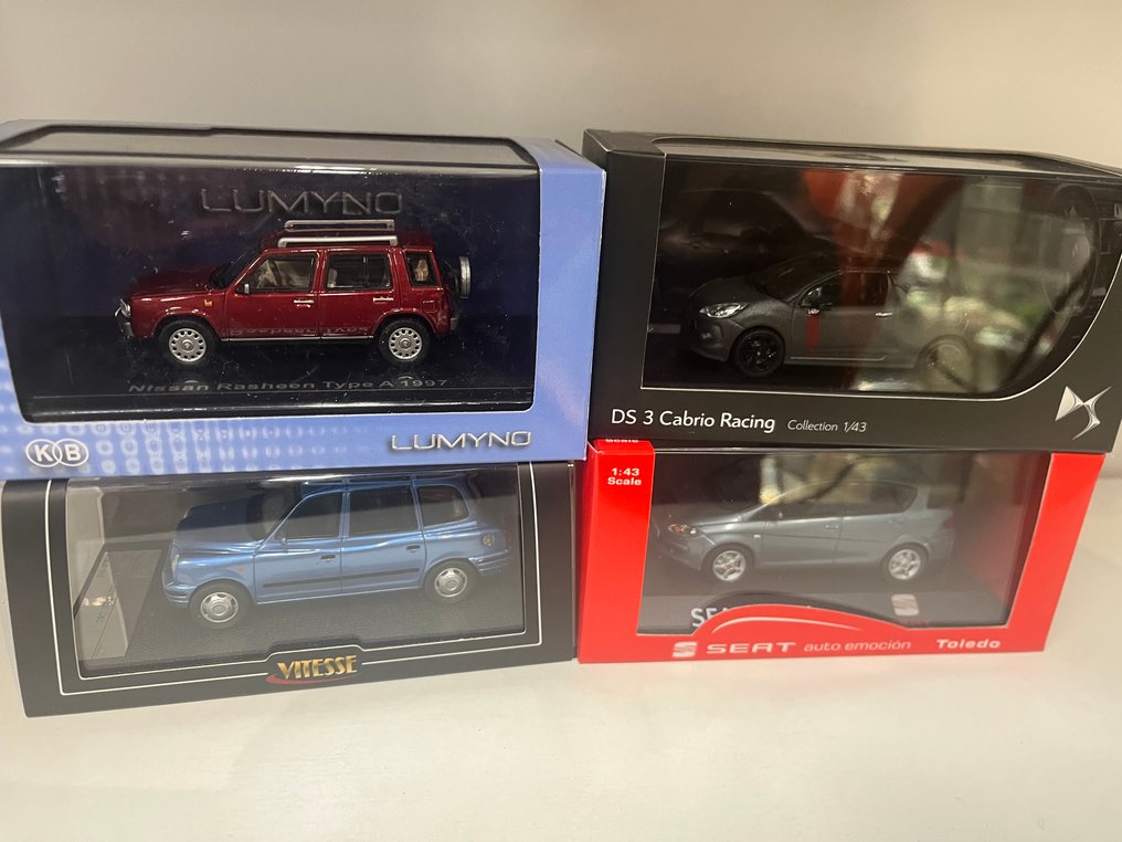 Norev, Vitesse 1:43 - Modellauto  (4) - 4 model car set #1.0