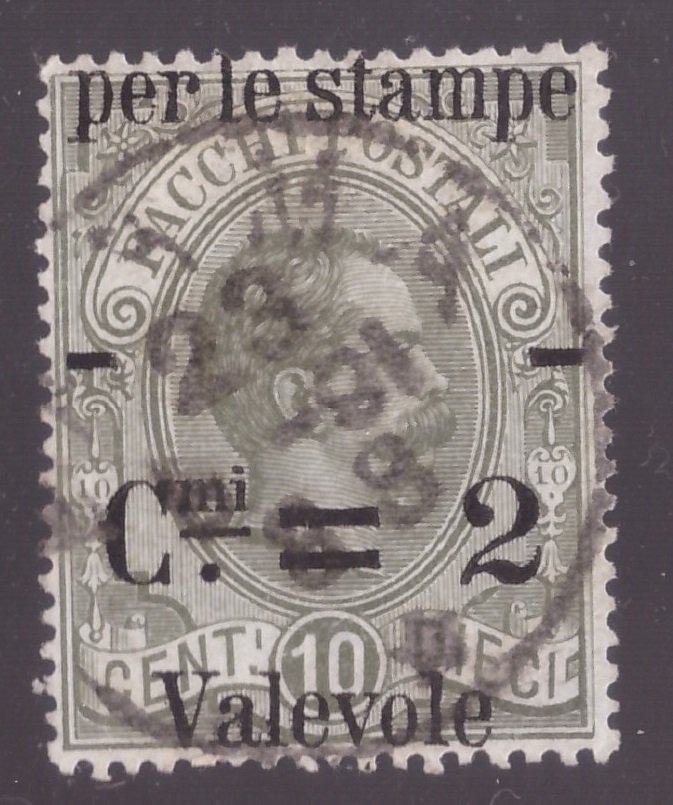 意大利王国 1890 - 三件具有不同类型的覆盖印刷 - Sassone NN. 50ae, 51aea, 53ac #1.0