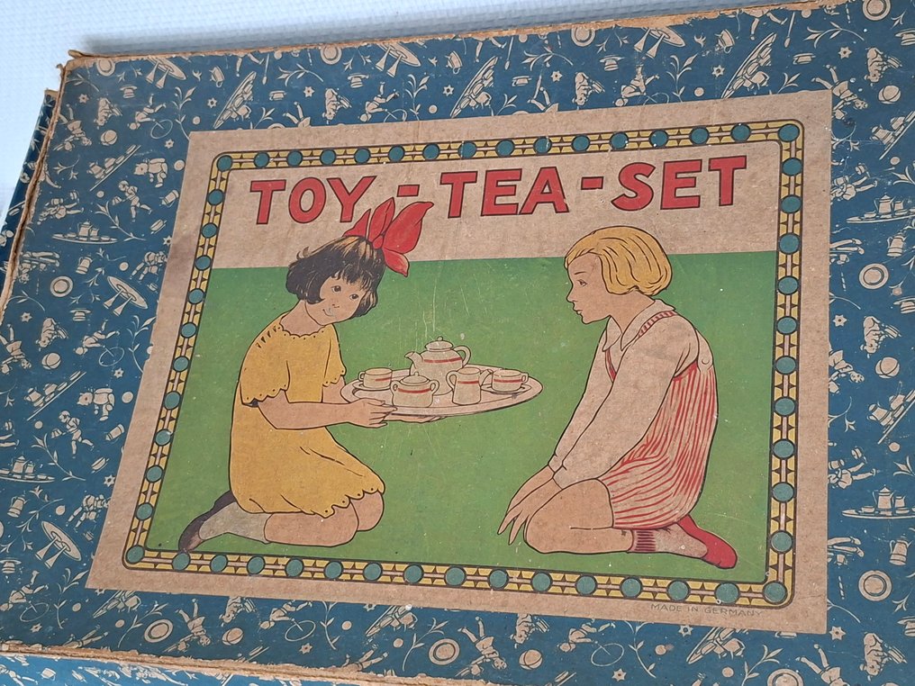 Tea service (15) - Porcelain - Art Deco toy dishware #2.1