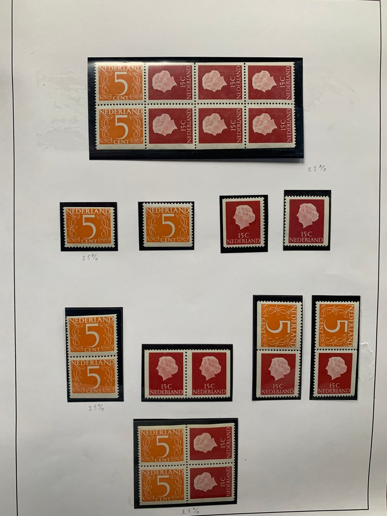 Holanda  - Postzegelboekjes 1 a 56 e combinações desses livros. #4.3