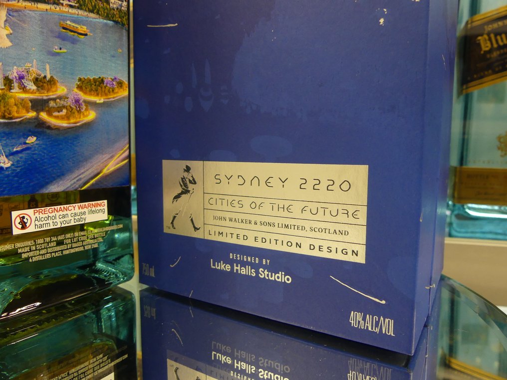 Johnnie Walker Blue Label Cities of the Future Sydney 2220 Limited Edition Design by Luke Halls  - 750 ml #2.1