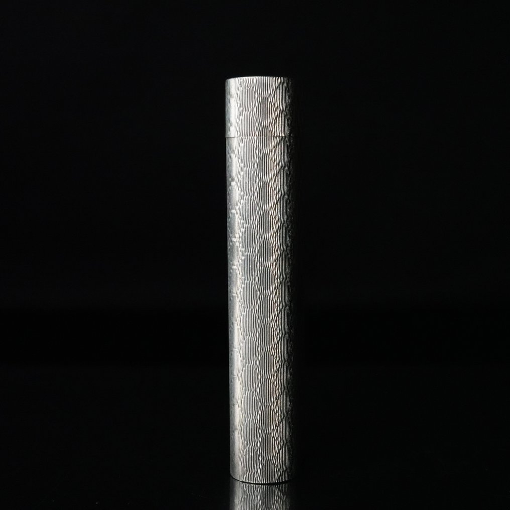 Cartier - Oval Pattern Vintage Gas Lighter - 没有保留价 - 打火机 - 镀银 #4.3