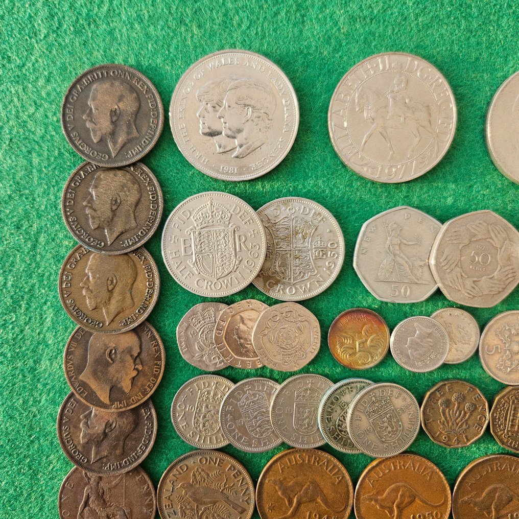 Βρετανική Κοινοπολιτεία. 96 coins 1866/2005, various metals and denominations  (χωρίς τιμή ασφαλείας) #3.2