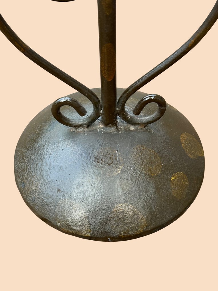 Ambachtelijk Frans - Βοηθητικό τραπεζάκι - Σφυρήλατος σίδηρος, Cast iron, Hardwood - Κλασικό, διακοσμητικό #3.2