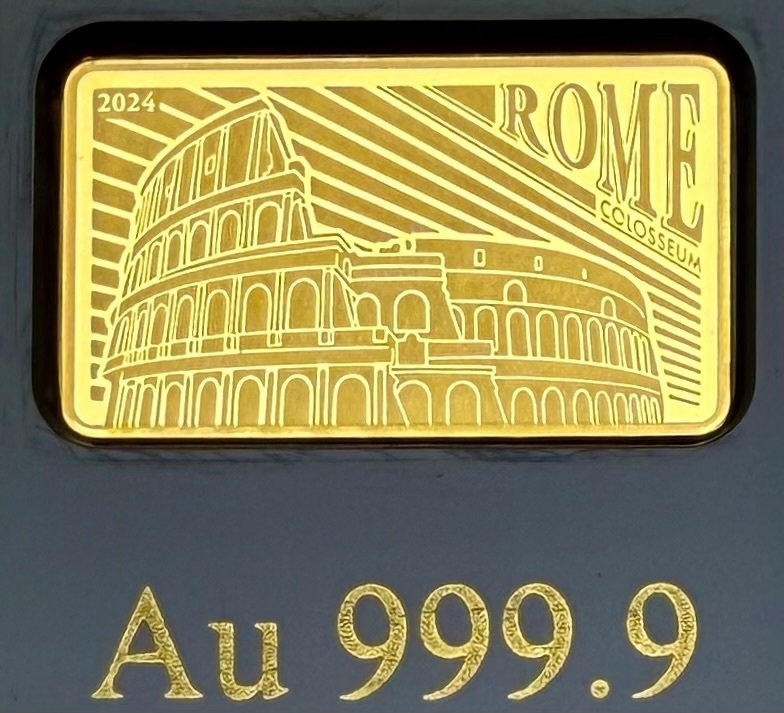 Salomonøerne. 10 Dollars Colosseum Rome, oro 1/200 Oz (.999) Proof (Ingen mindstepris) #1.0