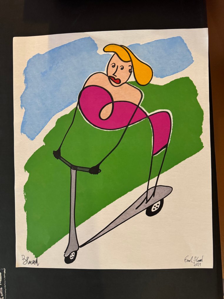 Ernst Blaad - Cartoon portrait- Ernst Blaad - Direct from the artist - 2020er #3.2