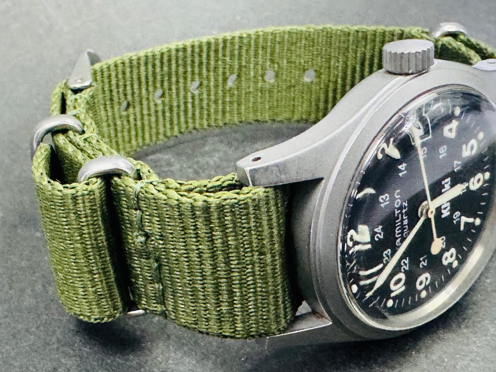 Hamilton - Khaki - No reserve price - 9365B - Men - 1980-1989 #4.3