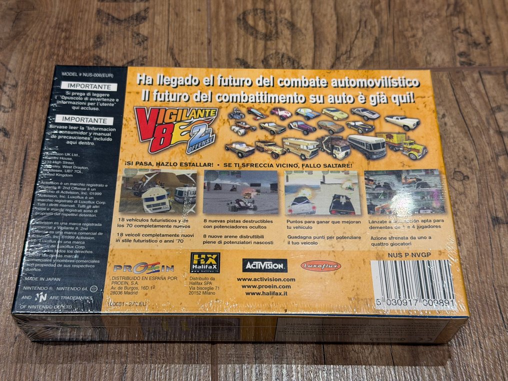 Nintendo - N64 - Vigilante 8: 2nd Offense SEALED NEW - Βιντεοπαιχνίδια - Σφραγισμένο στην αρχική του συσκευασία #1.0