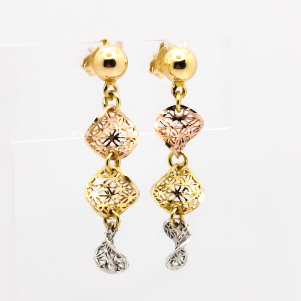 Orecchini - 18 carati Oro giallo, Oro rosa, Oro bianco #1.0