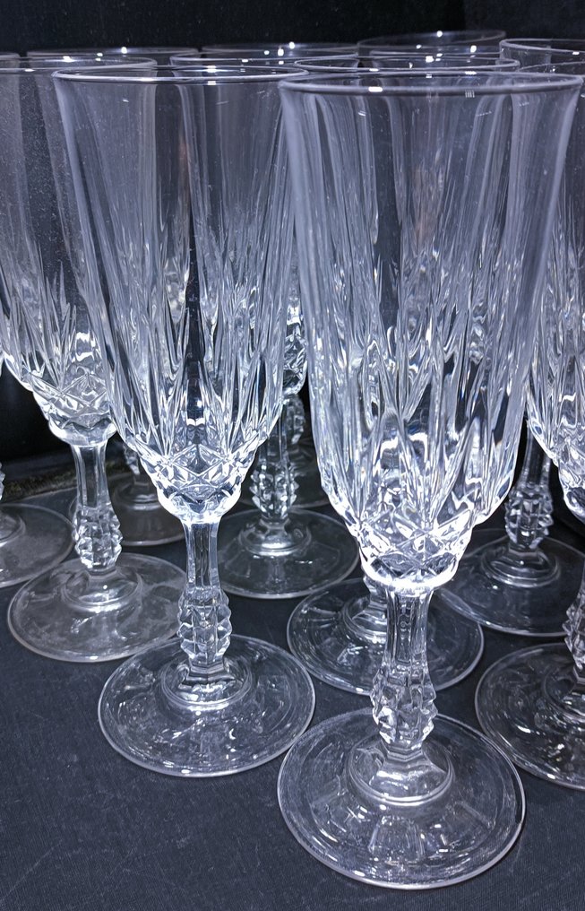 Pahar lung de șampanie (12) - Cristal - Pahar de șampanie #4.3