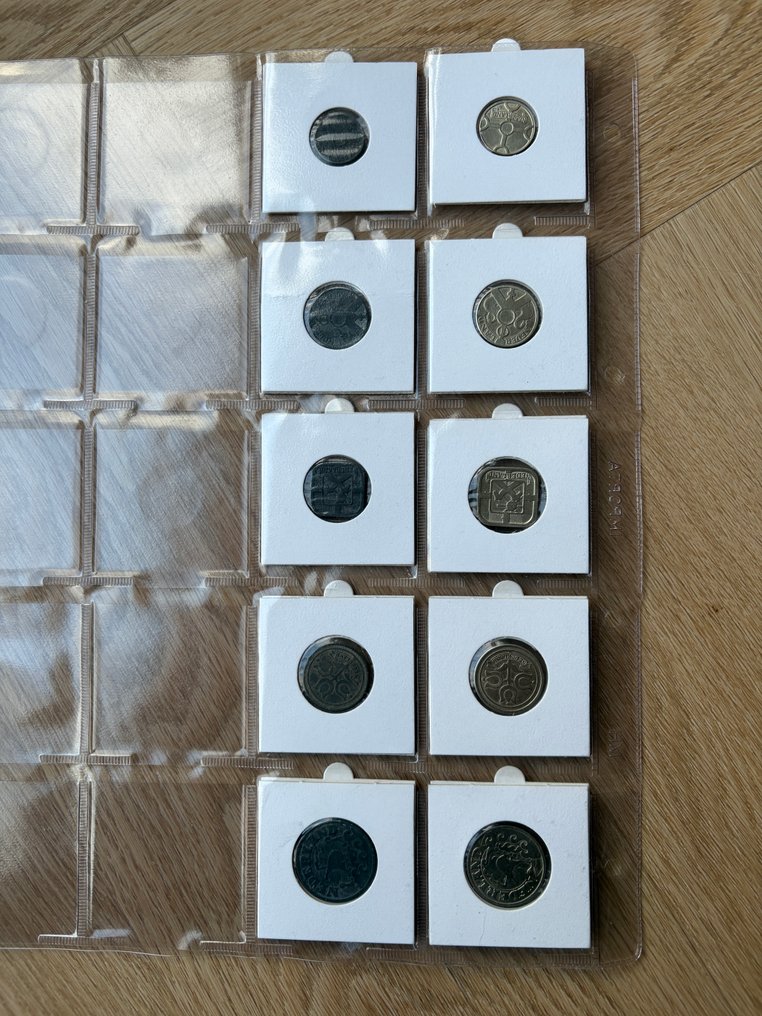 荷蘭. Wilhelmina. Lot van 10 stuks  (沒有保留價) #1.0