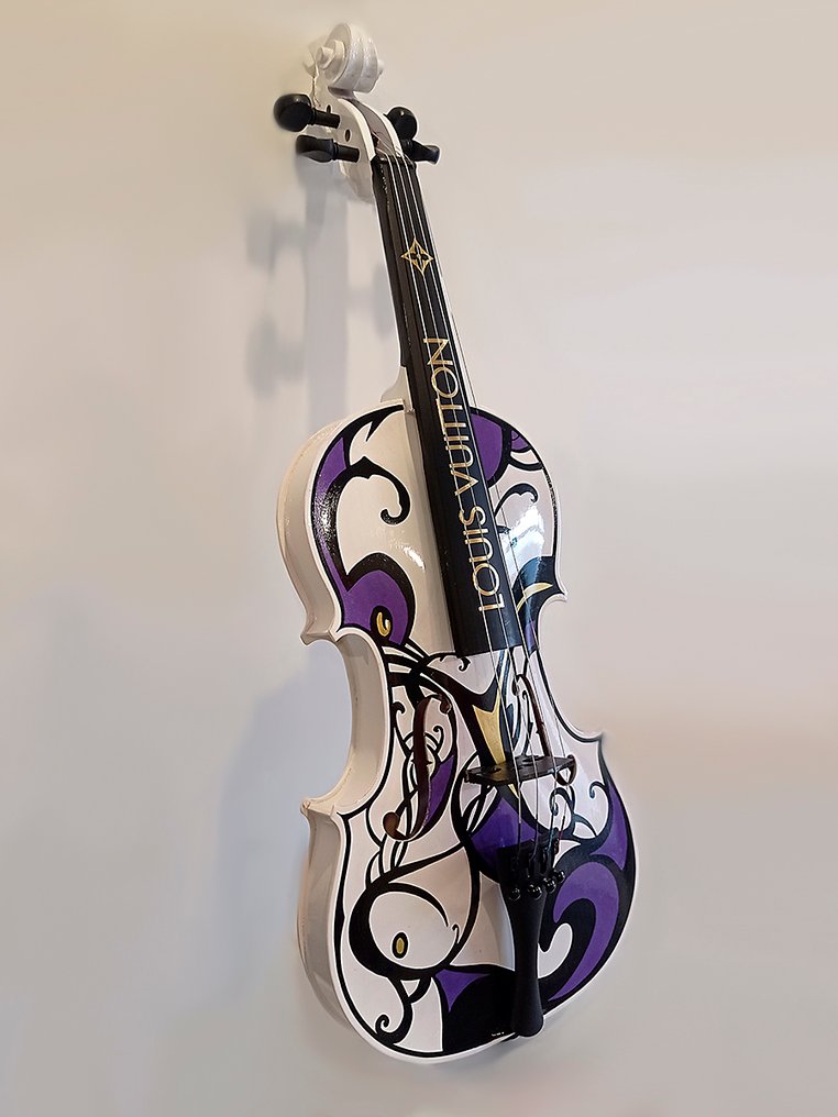 ELBé - Violon en bois 4/4 customisé à la main #3.2