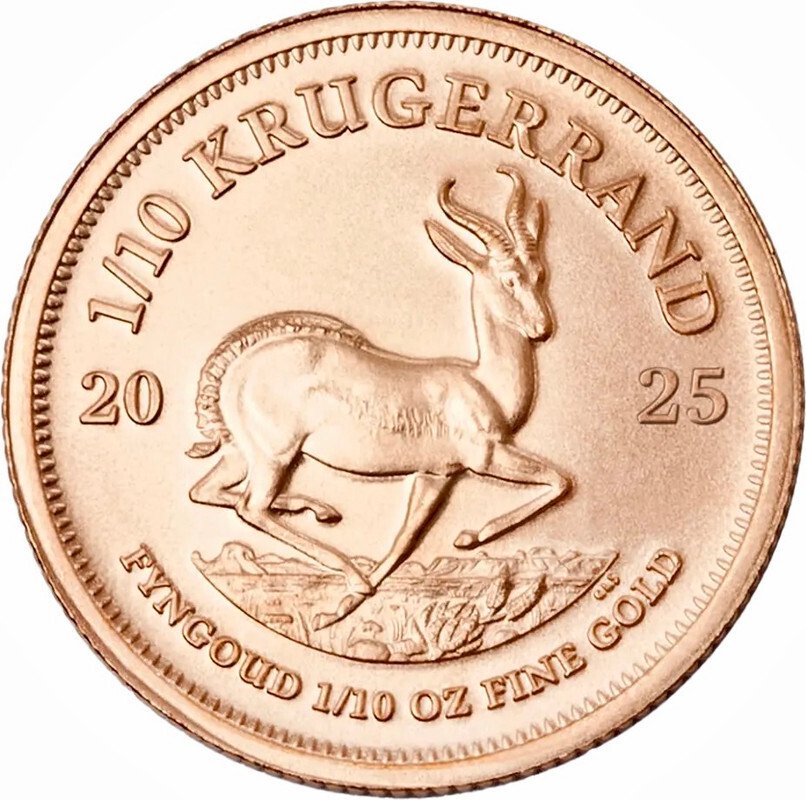 1/10 Ounce - Oro .999 - Krugerrand 2025 - fine gold #1.0