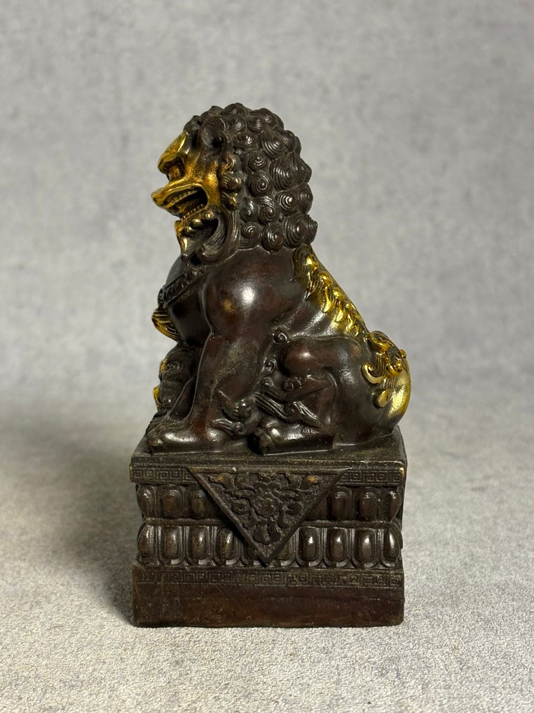 Colocar perros foo - Bronce - China - Finales del siglo XX #4.3