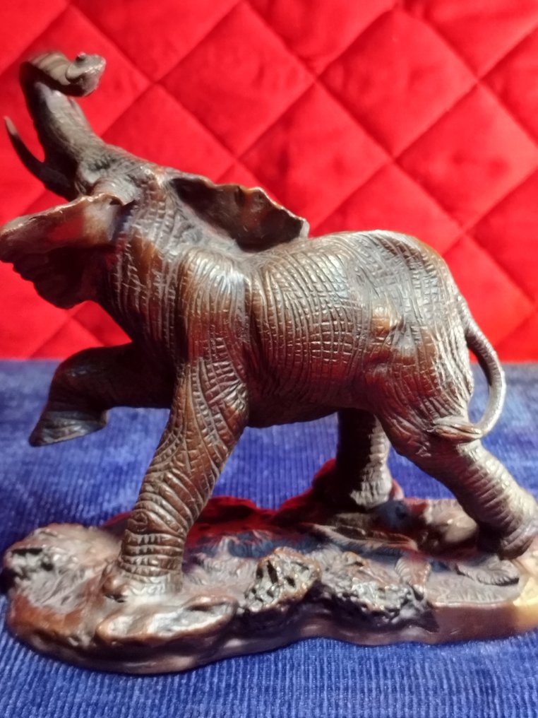 Franklin Mint - Figur - African Elephant - Brons #4.3