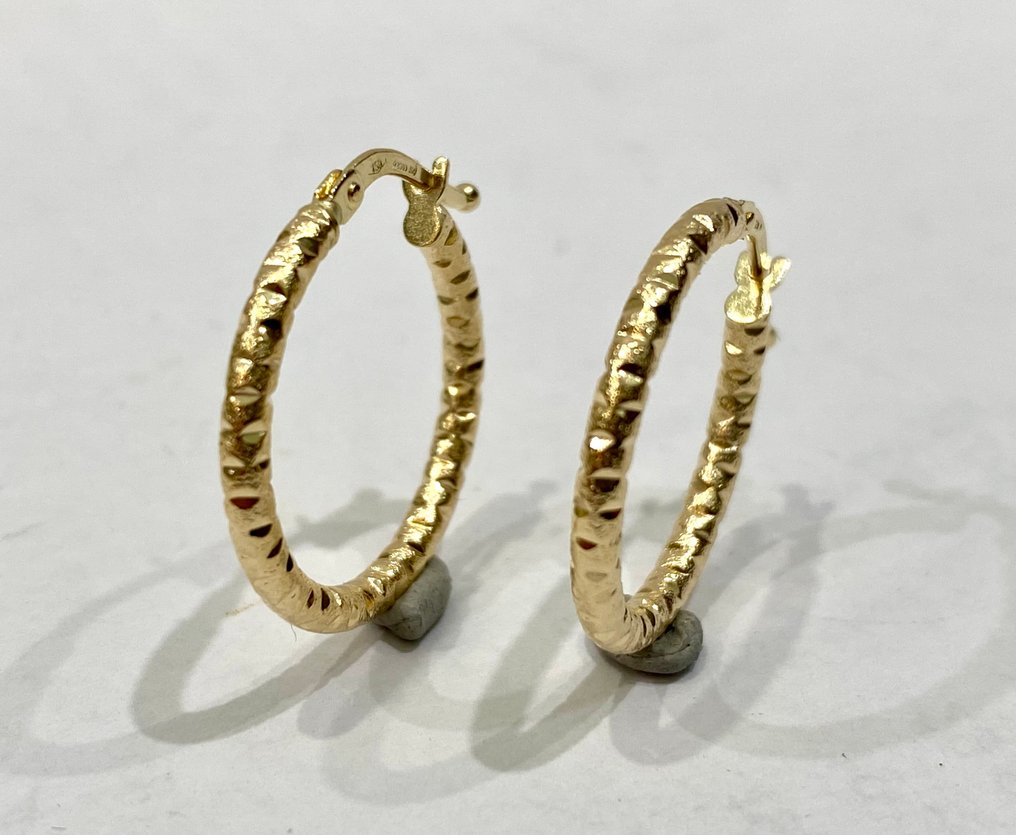 Ingen reservasjonspris - Øreringer - 18 karat Gull #1.0