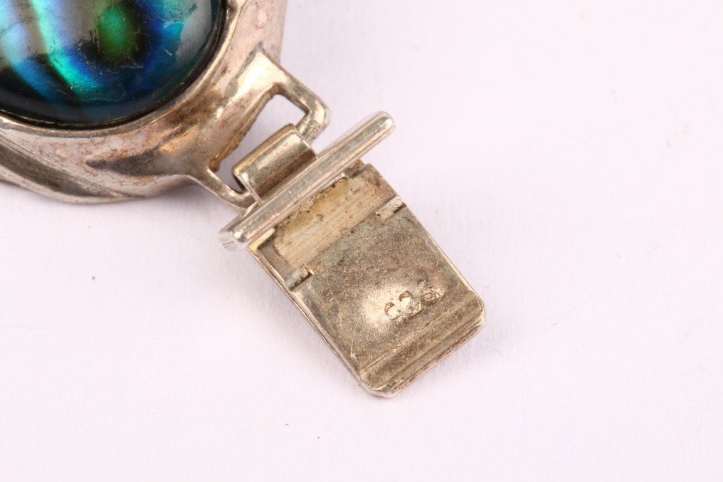 没有保留价 - 2件套珠宝 银 - 手链戒指 MOP #4.3