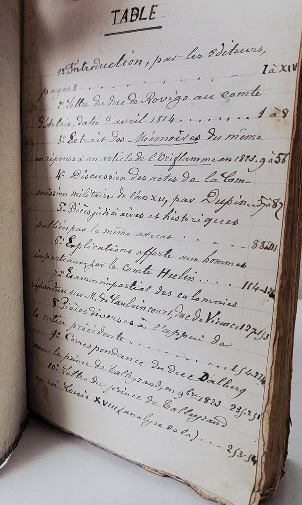 Comte Hulin - Mémoires historiques sur la catastrophe du Duc d'Enghien - 1824 #1.0