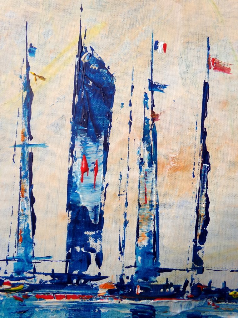 Denis Pascal dit "Roy" (1959) - Départ de régate. #1.0