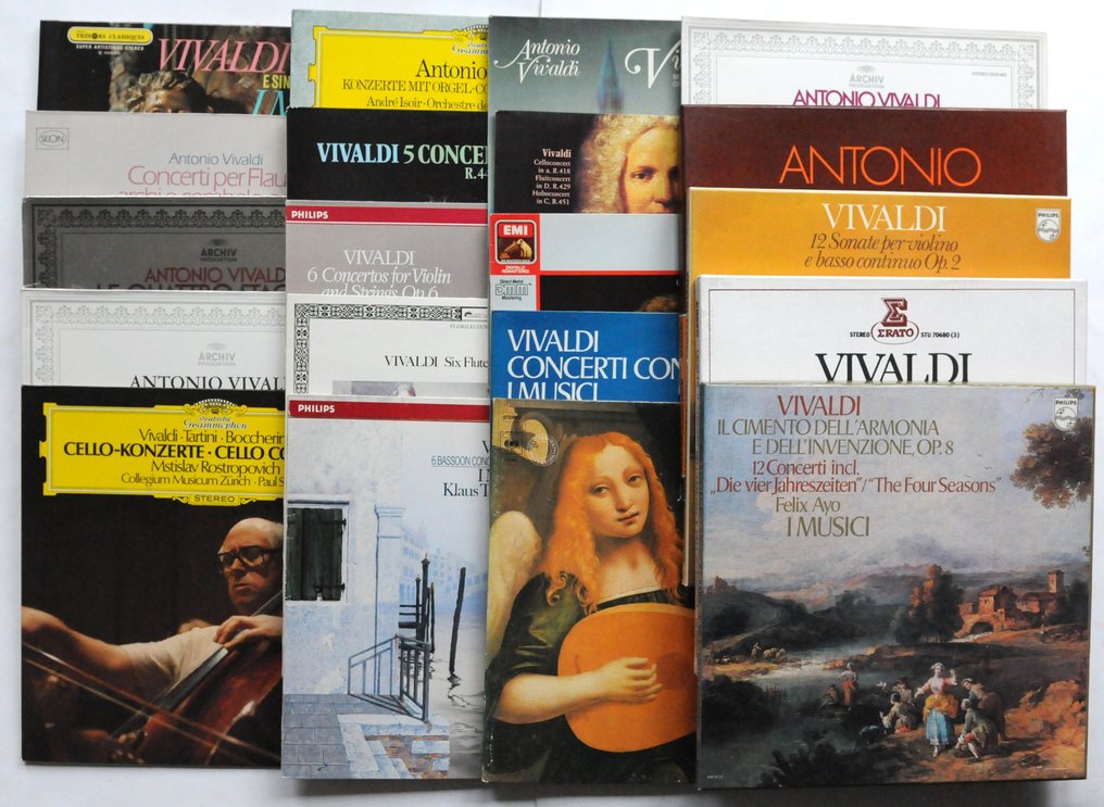 Vivaldi - Lot with 16 Lp's and 4 boxed sets - Disco in vinile - 1975 #1.0