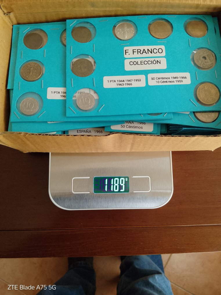 Spanien. F. Franco. 370 piezas (Ingen mindstepris) #1.0