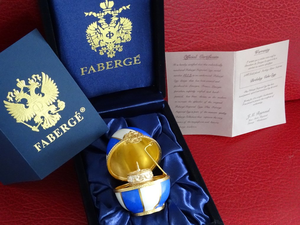 Figuuri - House of Faberge egg with original box and Certificate of Authenticity - Posliini #1.0