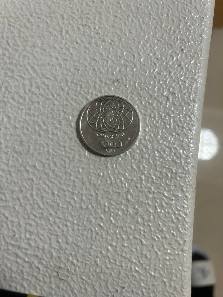 Italia, Repubblica Concordia. 1000 Lire 1870-1970 “Concordia” (2monete)  (Senza prezzo di riserva) #3.2