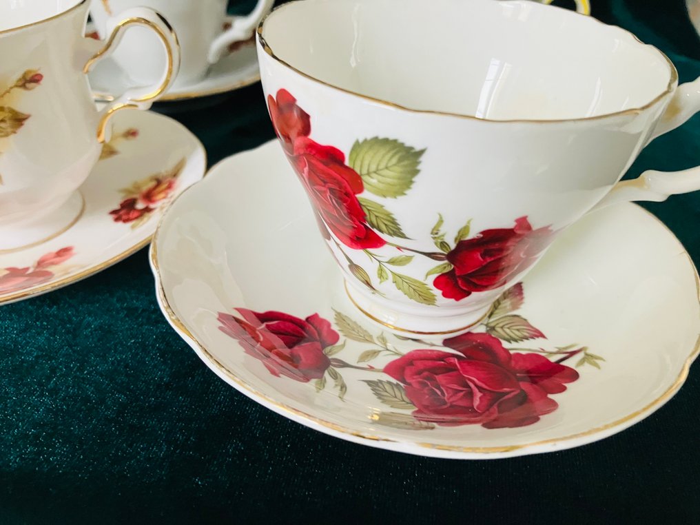 Coffee service (20) - Bone china - English cups #2.1