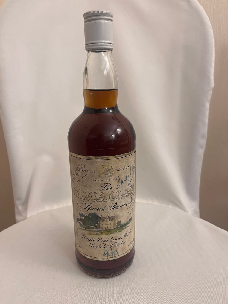 Macallan Special Reserve - Easter Elchies (signed bottle)  - b. 20世纪80年代中期 - 75厘升 #1.0
