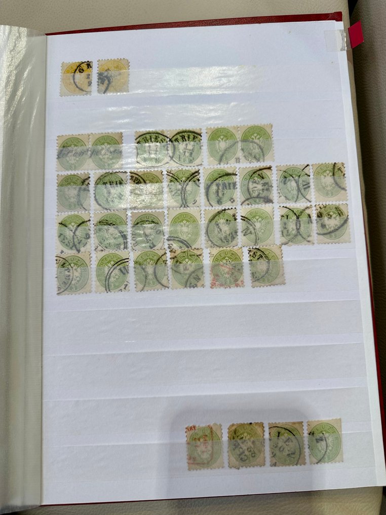 Αυστρία 1850/1980 - Συλλογή στούντιο με υδατογράφημα, σβησίματα και χρωματικές αποχρώσεις, χρησιμοποιημένα. #1.0