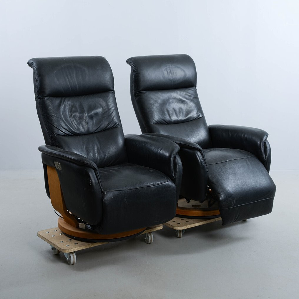 Ekornes - Fotoliu (2) - Relaxare Stressless - Piele, Lemn #1.0